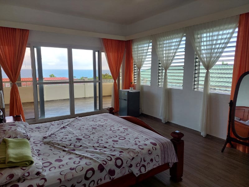 Walk-in closet with built-in storage